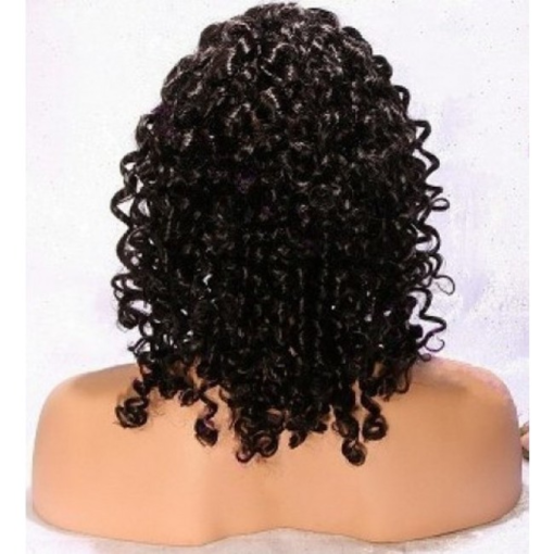 Tight Curls Lace Front Indian Remy Wig